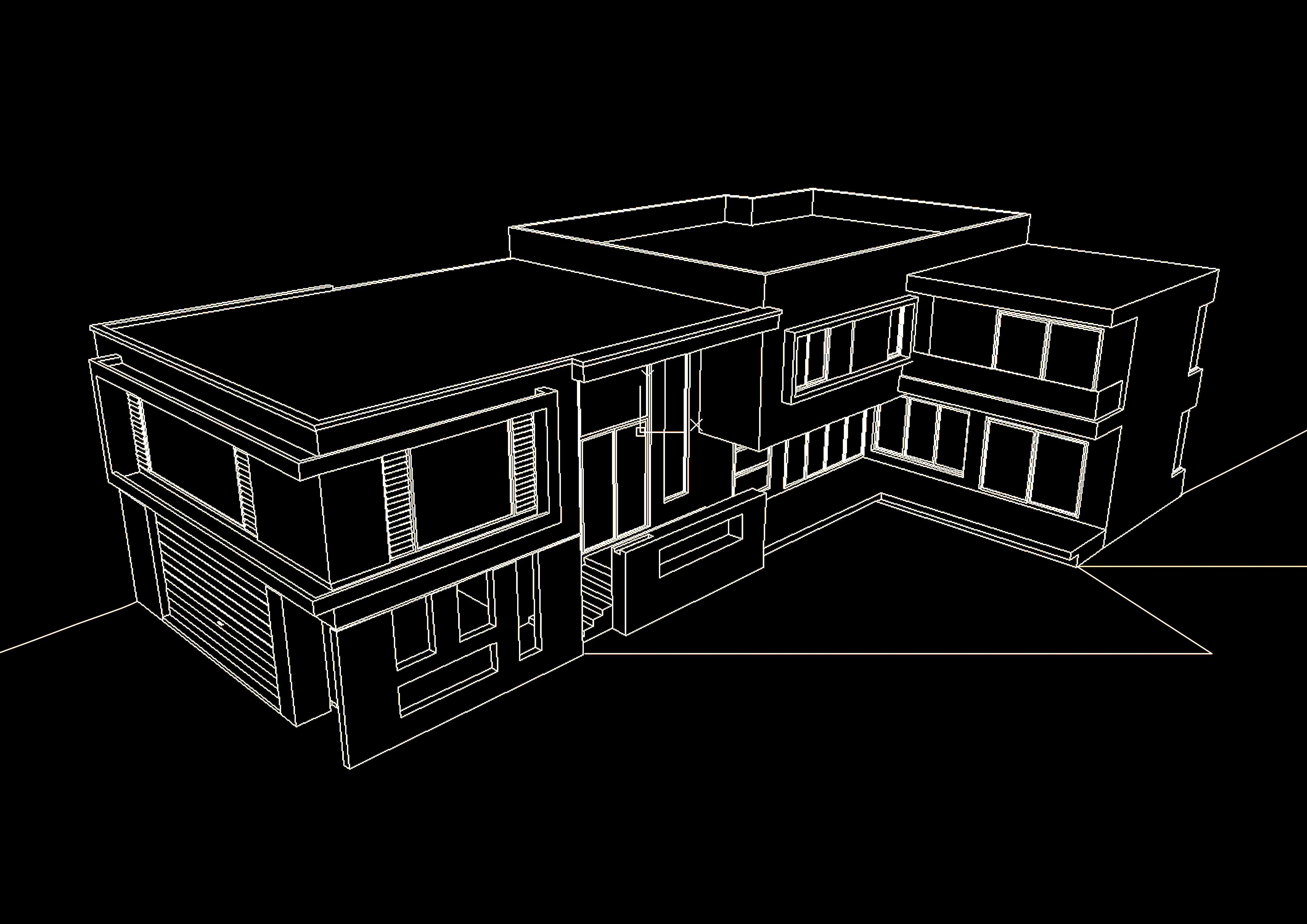 sketch of housing